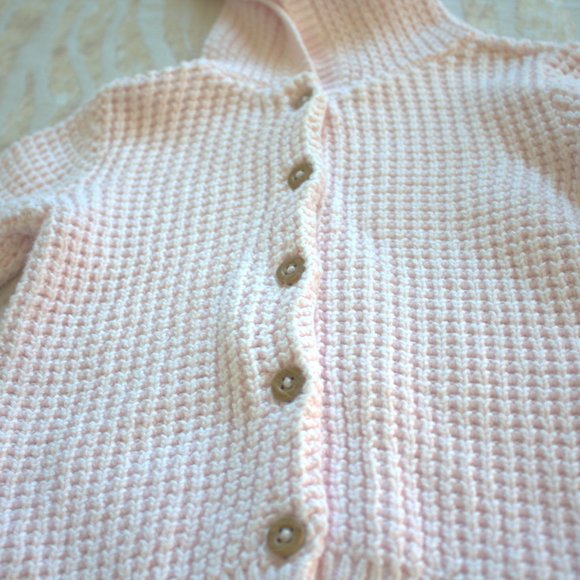 🚼 Carter's Pink Knitted Cardigan | Hooded Sweater - Picture 4 of 8